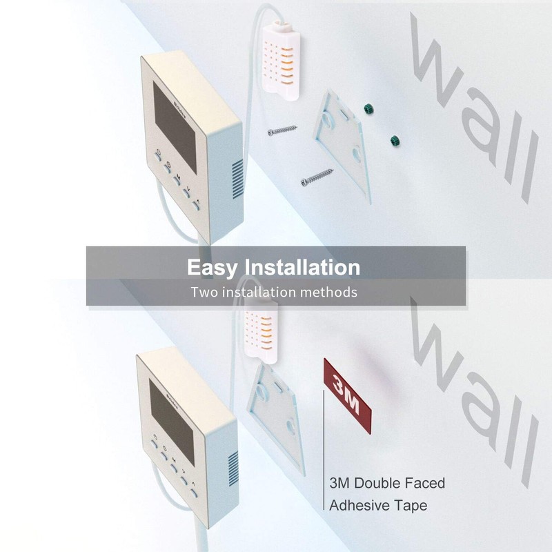 Briidea CO2 Controller and Monitor, Day and Night Programmable CO2