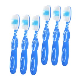 SAFIGLE 6Pcs Ergonomic Toothbrushes for Prison Use Soft Bristles for Gentle Cleaning Durable Design for Correctional Facilities and Detention Centers
