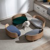 HomSof 26.77" Scandinavian Style Elevated Dog Cat Bed Pet Sofa