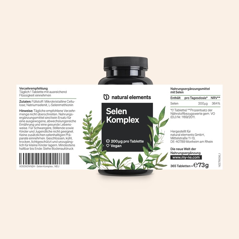 natural elements Selenium Complex (Set of 2) - 2 x