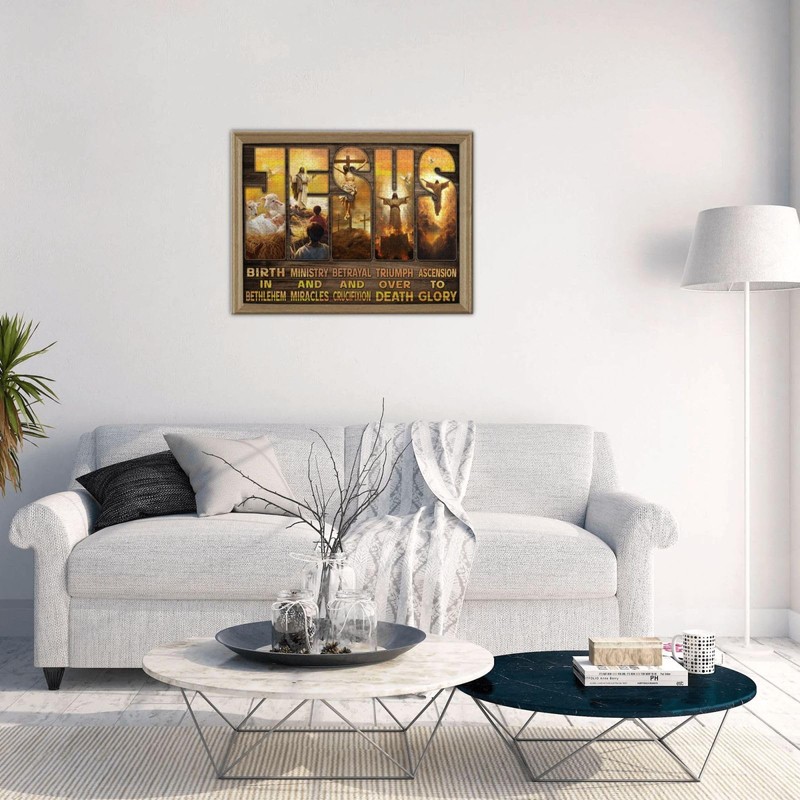 Christian Jesus Puzzles for Adults 500 Pieces, Religious Inspirational Scripture