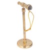 Adjustable Miniature Microphone Replica Model Mini Musical Instrument Decoration for