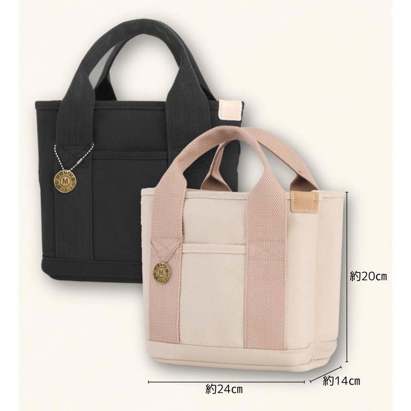 EaseLiving Women's Round Bag, Mini Tote Bag, Golf Cart Bag,