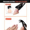 Winkelkopf Nagelknipser für Dicke Fußnägel, Fleymu Ergonomischer Nagelknipser Fußnägel Set,