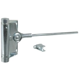 Gedotec Door Closer Inner Door Rod Door Closer with Spring Door Spring with Locking Force 25 kg Gate Closer Galvanised Steel 1 Piece Automatic Spring Closer for Garden Gates and Room Doors