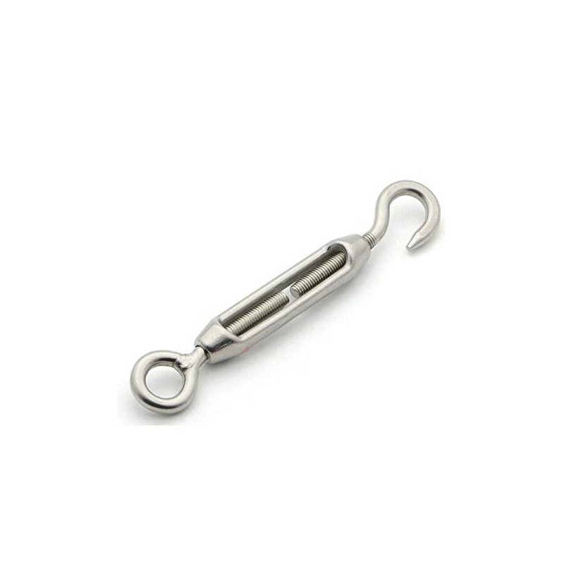 BE-TOOL Stainless Steel 304 Hook & Eyelet Wire Rope for