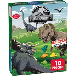Jurassic World Fruit Flavored Snacks, Gluten Free, Kids Snacks, 10 Ct, 8 oz