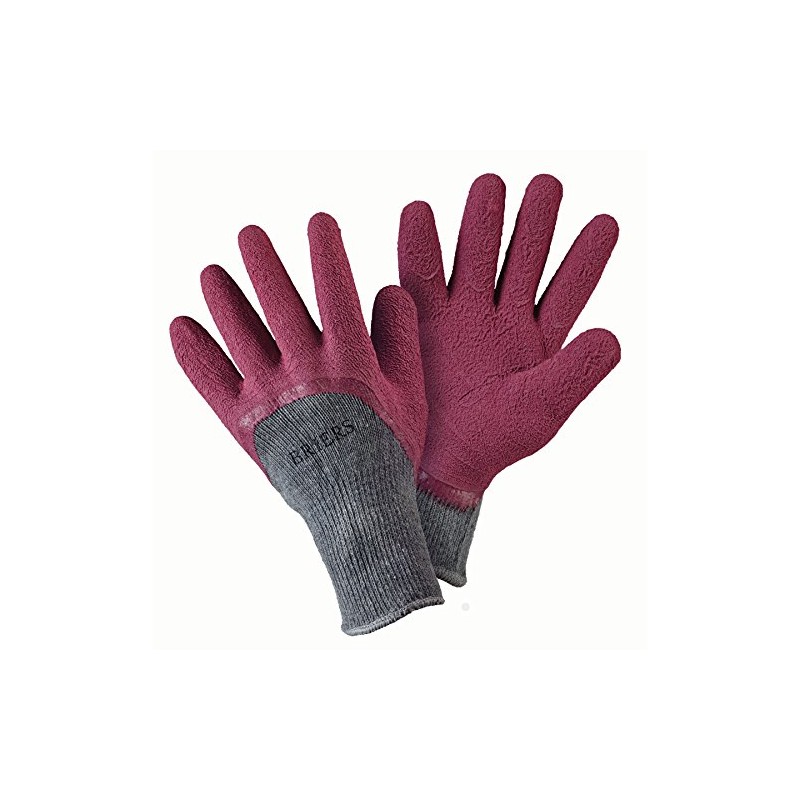 Briers Warm All Seasons Gardener Gloves, Claret, Medium