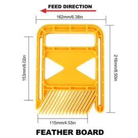 TRUTOPWAY Featherboards for Table Saw, 2 sets Extended Table Saw Featherboard, Router Tables Fences Woodworking Tools，Fits Table Saws, Band Saws & Router Tables for DIY Woodworkers