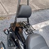 HDBUBALUS Motorcycle Sissy Bar Backrest Detachable Backrest Docking Hardware Mounting