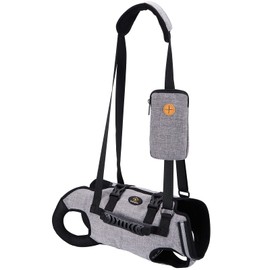 Ownpets Dog Lift Harness, Outdoor Lifts Vest Recovery Sling for Full Body Support, Adjustable Pet Sling with Reflective Straps,Rehabilitation Vest to Dogs Suffering from Joint Injuries(XXL:11-15kg)