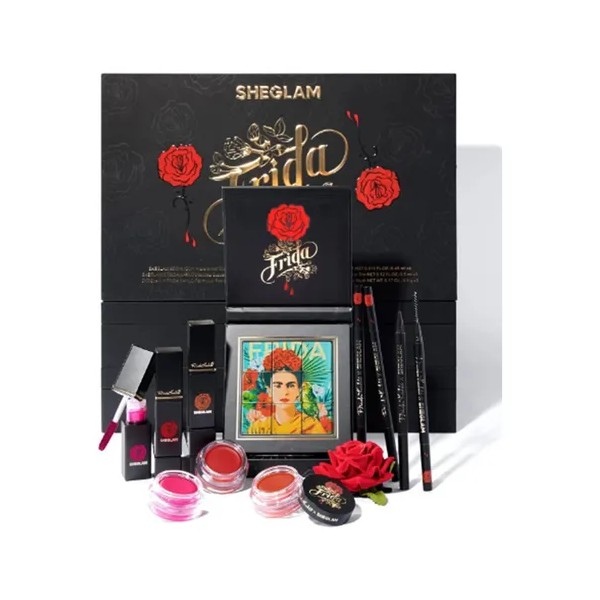 Kit de caja de maquillaje Frida Kahlo - Sheglam