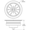 Elkay LKQS35 3-1/2" Basket Strainer - Greystone