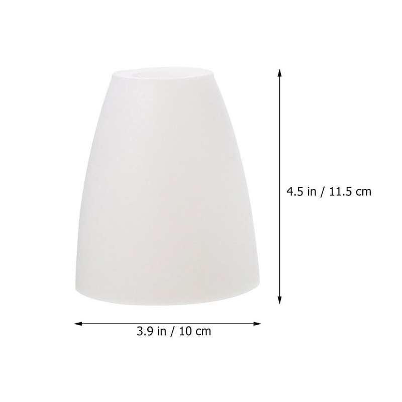 NOLITOY Plastic Cylinder Lampshade, White, Modern Style, Horseshoe Shaped, Softens