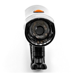 Flashlight, Wildwolf YT-M18 2-Mode Safety Light LED Bicycle Light/Headlamp (4xAAA,Black)