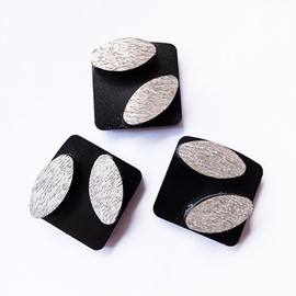 Diamond Grinding Disc Block for Concrete Floor Grinding Medium Bond 3 pcs Use in Concrete Floor Grinder (60#)