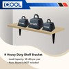 ICOOL 20 Pack 6 x 5 Inch Shelf Bracket, Floating