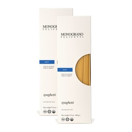 Monograno Felicetti Matt Spaghetti Pasta Italian Organic Non-GMO 17.6oz (500g) 2 Pack