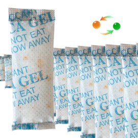 180 Pack 2 Gram Rechargeable Silica Gel Desiccant Packets Orange to Green Color Changing Moisture Absorbers for Storage, Jewelry, Electronics, Photography, 3D Printer Filament, Collectibles