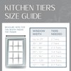 Elrene Home Fashions Farmhouse Living Buffalo Check Window Kitchen Tier