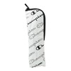 Champion CHU25MN55 Mini Folding Umbrella, Off-White, Logo Pattern, 21.7 inches