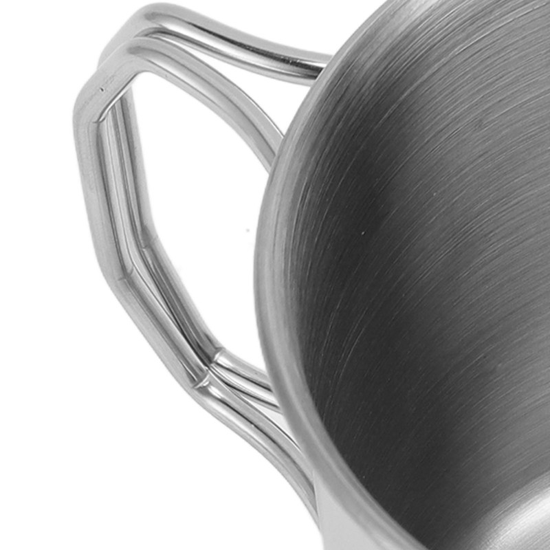 Outdoor Water Cup Foldable Handle Portable 304 Stainless Steel Mug