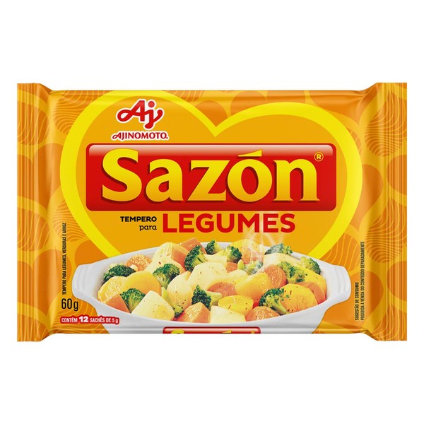 Ajinomoto General Seasoning Sazon / For Vegetables, 2.1 oz (60