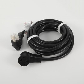 Extension Cord NEMA 14-30P Male Plug to 14-30R Female,Heavy Duty with Grip Handle Cord 30 Amp 4 Prong 125/250V Suit for RV&EV Charging.ETL Listed 25 FT