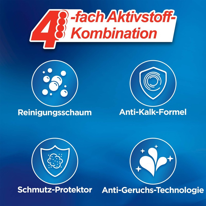 WC-Frisch Kraft Aktiv Duftspüler Blütenfrische, mit Lufterfrischer Effekt, 3er Pack