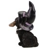 Kremers Schatzkiste Black Witch Cat with Broom 18 cm Gothic