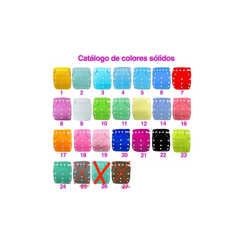 Pañales Ecológicos De Tela Reutilizables Ecobaby Original