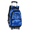 LASUK Rolling Backpack for Elementary School Students Teens Travel Bag
