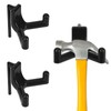 6pcs Shed Hooks for Rubbermaid Fasttrack, Plastic Multi Purpose Shed