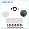 GTPARTES 80mm Garage Door Hinge Quiet Roller Sleeves Compatible with