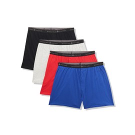 Beverly Hills Polo Club Men's Multi 4 Pack Comfort Knit Boxer Vibrant