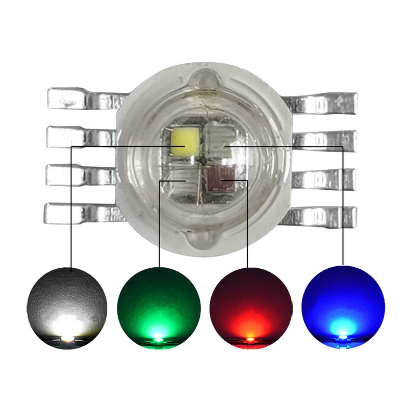 (Pack of 20) 12W RGBW 4IN1 Led Beads, Led Chip