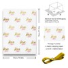 Wedding Wrapping Paper, Quality Love White Wrapping Paper With Gold