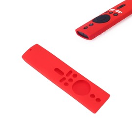 Atyhao Uzaktan Kumanda Koruyucu Kılıf, Mi Box S, Mi TV Stick ve Mi Box S 4K (Kırmızı) için Kaymaz Silikon Uzaktan Kumanda Koruyucu Kılıf Fit