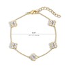Electric Picks Camilla Clover Bracelet - 14kt Gold Plated Bracelet