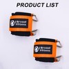 J Bryant Neoprene Padded Wrist Straps with Adjustable Triangle Velcro