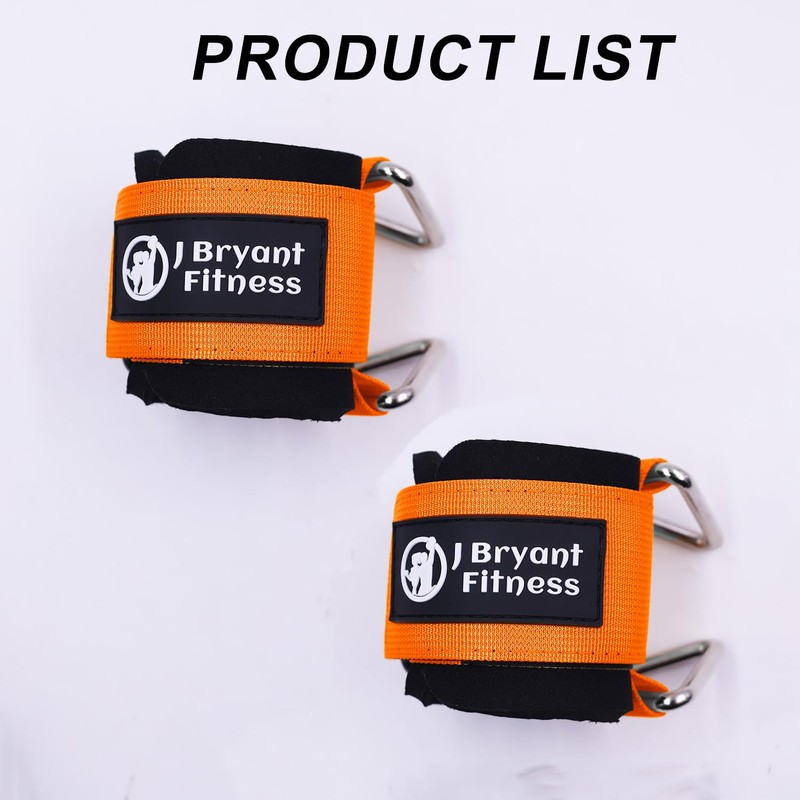 J Bryant Neoprene Padded Wrist Straps with Adjustable Triangle Velcro