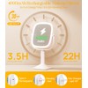 Gospire Rectangle Lighted Makeup Mirror with Magnification, 10X Magnifying Mirror