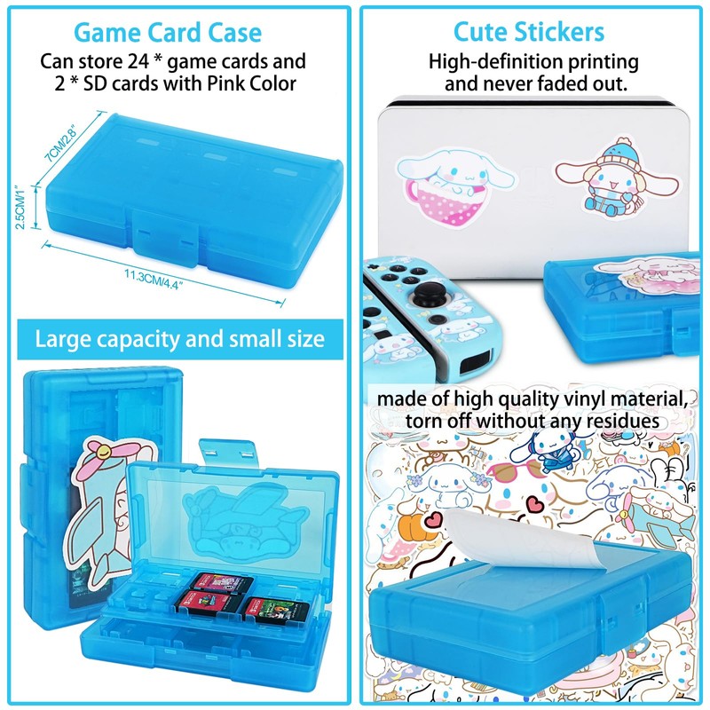 TIKOdirect Carrying Case for Switch OLED, Cute Portable Travel Bag