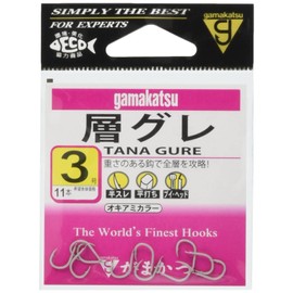 Gamakatsu single hook layer (tana) Gure 3 No. 11 this krill 66275