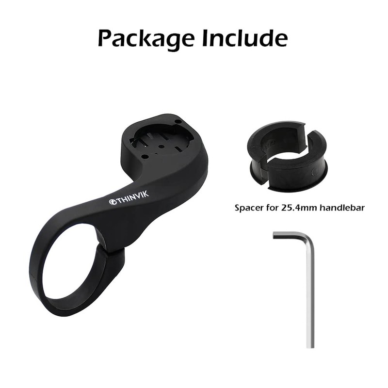Thinvik Out Front Bike Computer Mount for Garmin Edge 830