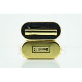 1x Full Size Refillable Regular Flame Metal Clipper Lighter With Gift Box!