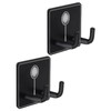 rockible 2Pcs Universal Heavy Duty Wall Mounted Tennis Racket Holder