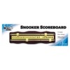 Formula Sports 2 Player Snooker & Billiards Scoreboard, Mahogany and
