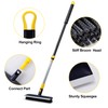Yocada Floor Scrub Brush Telescopic Handle 2 in 1 Scrape