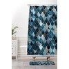 Society6 Monika Strigel Really Mermaid Midnight Blue Bath Mat, 17"
